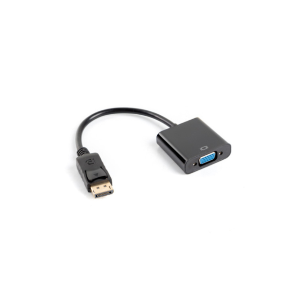 Adaptador DisplayPort para VGA Com cabo 20Cm Preto