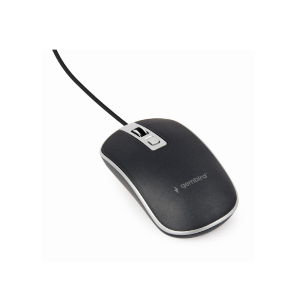 Rato Gembird USB 2.0 1200Dpi Preto/Cinza