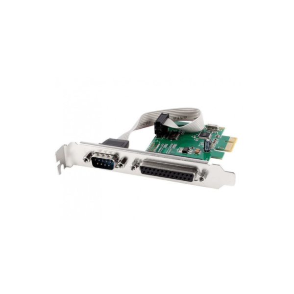 Placa Pci-Express com Porta COM E LPT e com Low Profile